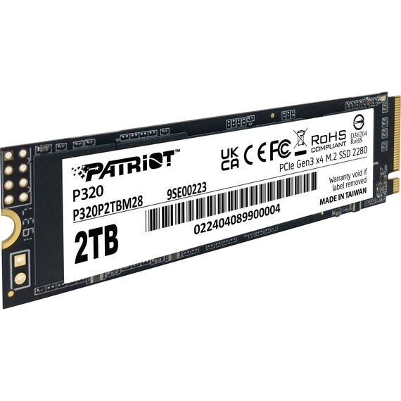 Patriot P320 2TB, M.2 2280  M-Key  PCIe 3.0 x4