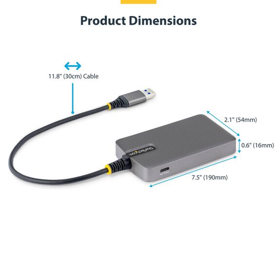 StarTech.com / Hub / 4 x USB 3.2 Gen 1 + 1 x US | 5G4AC-USB-A-HUB