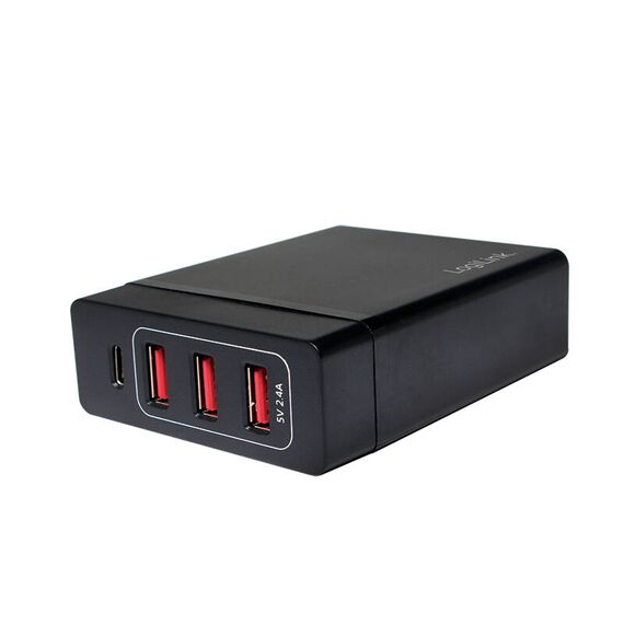 LogiLink Table Charger / Power adapter / 72 Watt / 4 out | PA0122
