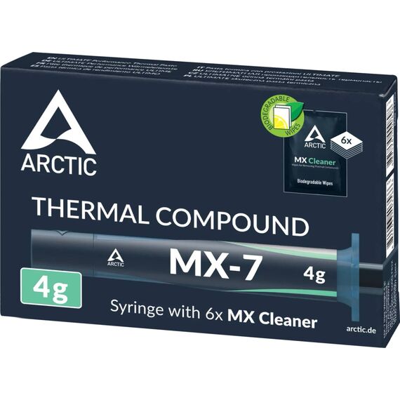 Arctic MX7 4g with 6pcs MX Cleaner incl. 6pcs MX ACTCP00092A