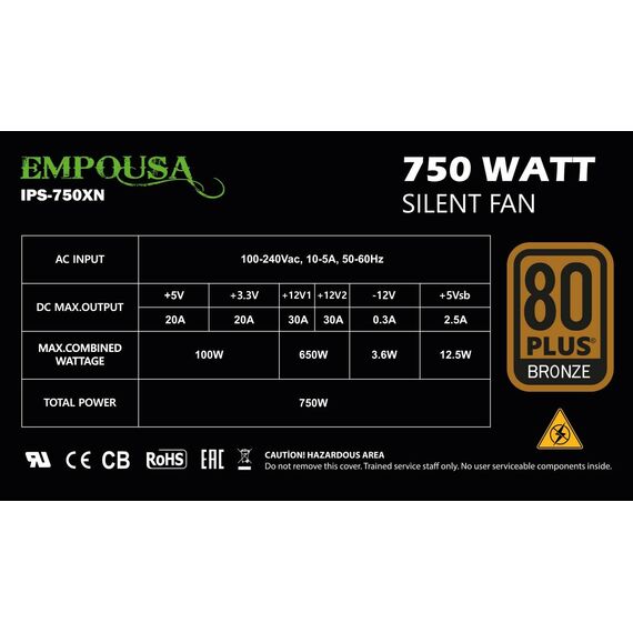 Inca Empousa 750XN Bronze 750W ATX 2.3 IPS750XN