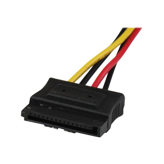 StarTech.com 12in LP4 to 2x Latching SATA Power Y PYO2LP4LSATA