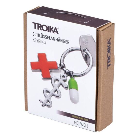 Troika Keyring "GET WELL"