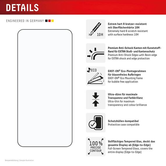 Displex Panzerglas Samsung S24 Plus and S25 Plus Premium Screen Protector