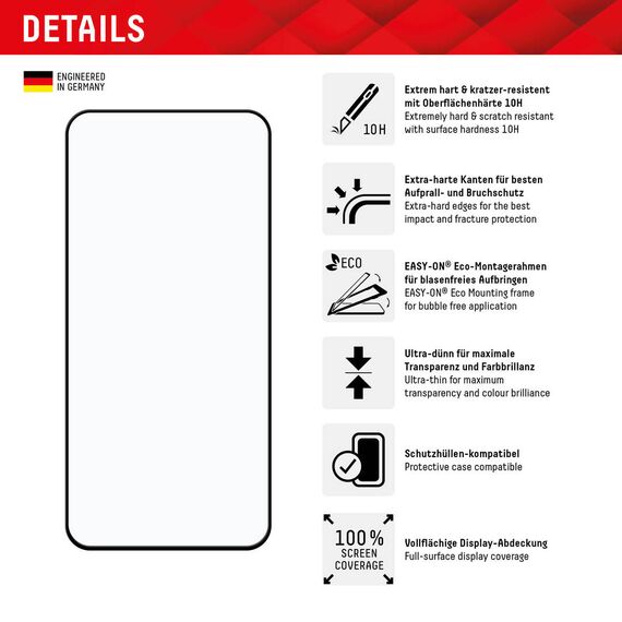 DISPLEX Full Cover Screen Protector (10H) for Samsung Gal | 01942