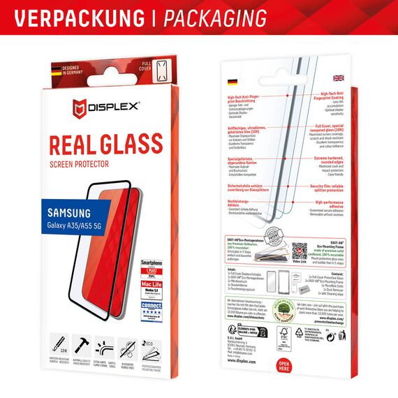 DISPLEX Full Cover Screen Protector (10H) for Samsung Gal | 01942