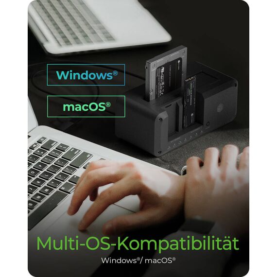 ICY BOX IB-2924MSCL-C31 / HDD / SSD docking station / clone funct