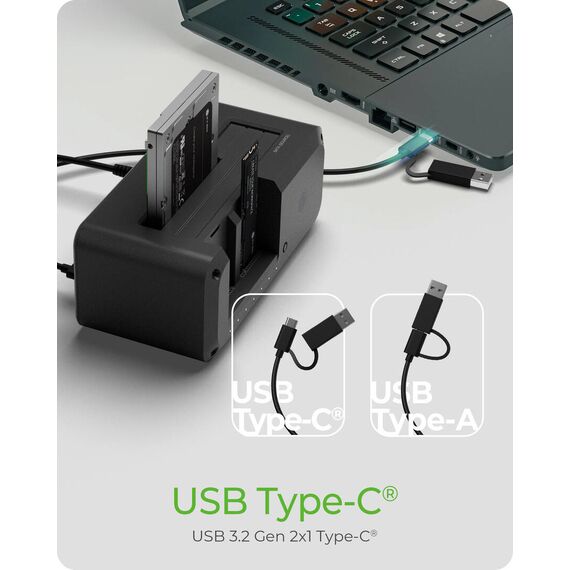 ICY BOX IB-2924MSCL-C31 / HDD / SSD docking station / clone funct