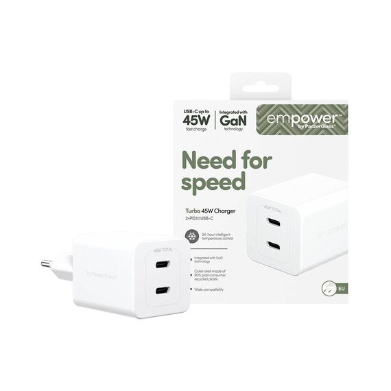 empower by PanzerGlass / Power adapter / 45 Watt / Powe | EM58685