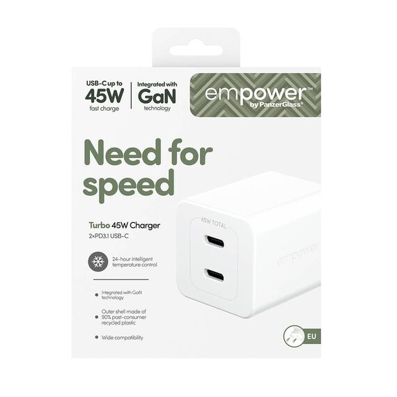 empower by PanzerGlass / Power adapter / 45 Watt / Powe | EM58685