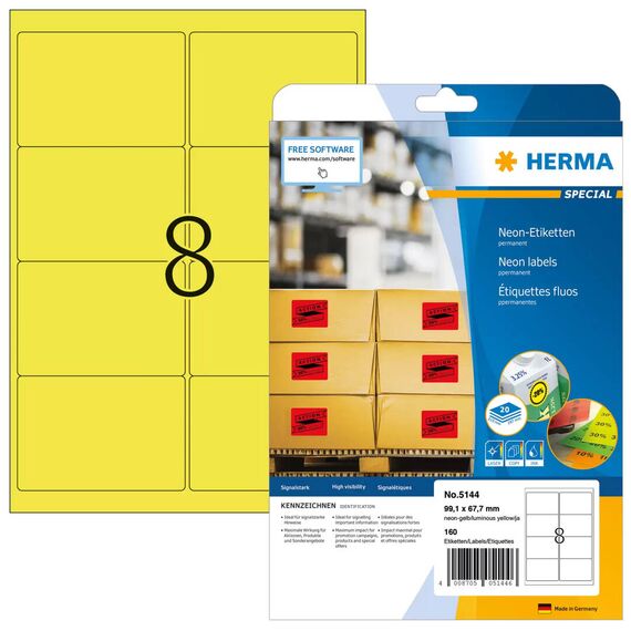 HERMA Special / Paper / matte / permanent self-adhesive /  | 5144