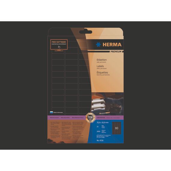 HERMA Premium / Paper / matte / permanent self-adhesive /  | 4336
