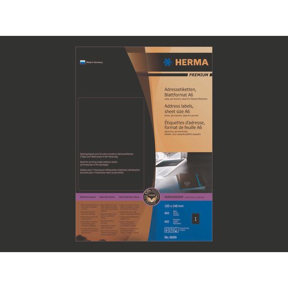 HERMA Premium / Paper / matte / permanent self-adhesive /  | 8689