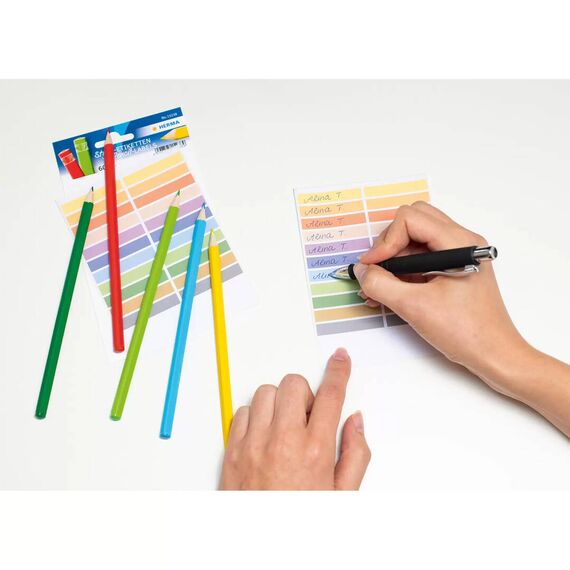 HERMA 15238 / Multicolour / Rectangle / Permanent / 60 pc(s) / Po