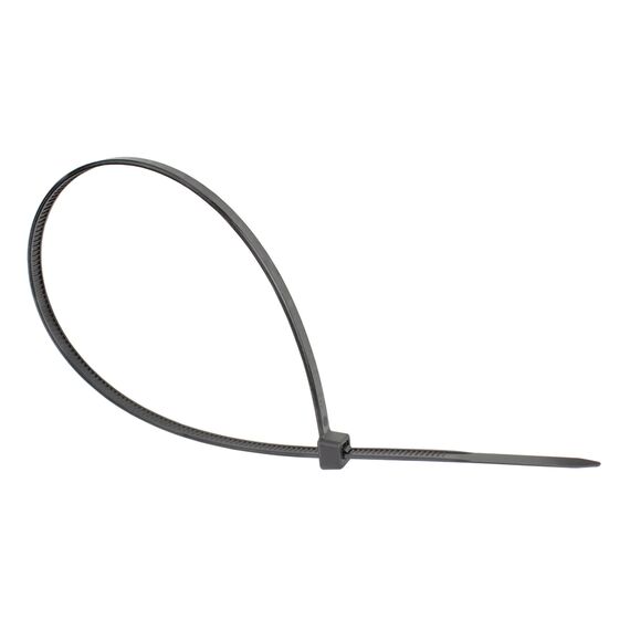 Alcasa KAB-25S48 / Releasable cable tie / Nylon / Black / 25 cm /
