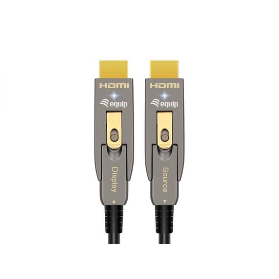 Equip HDMI HS Ethernet 2.0 DA DAOC 4K60Hz grau Cable 119411