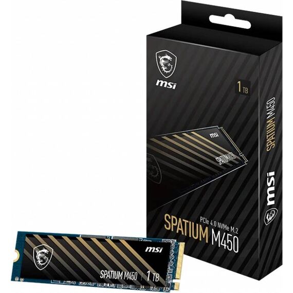 MSI SPATIUM M450 SSD 1 TB internal M.2 2280 S78440L0M0P83