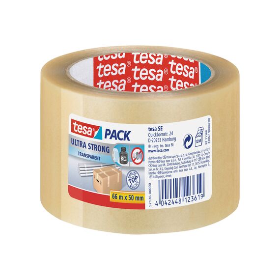 Tesapack Ultra Strong / Packaging tape / 50 mm x | 57176-00000-09
