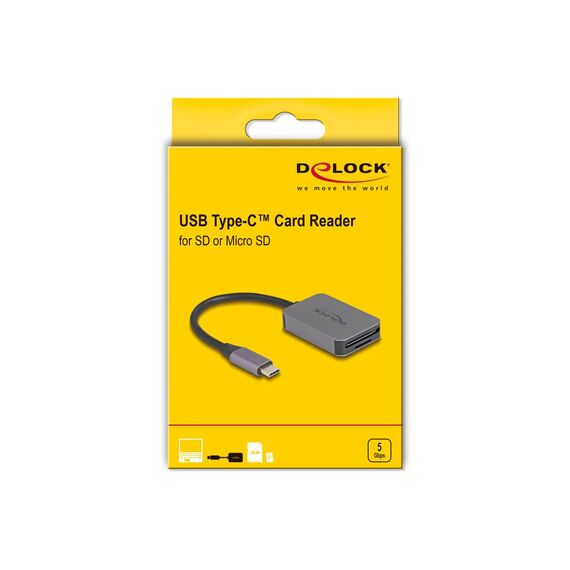 Delock Card reader (microSD, SD) 91009