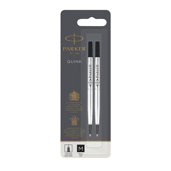 Parker Quink Refill black medium (pack of 1950325