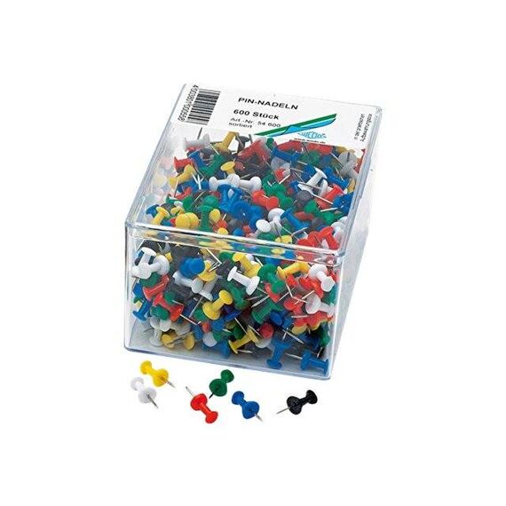 WEDO Map Pins, 600 pcs  54600