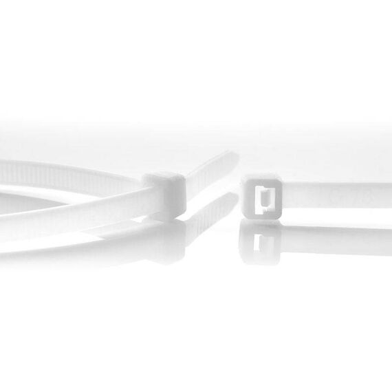 WKK - Plastic cable ties - Natural - 100x2,5mm - 100 pieces