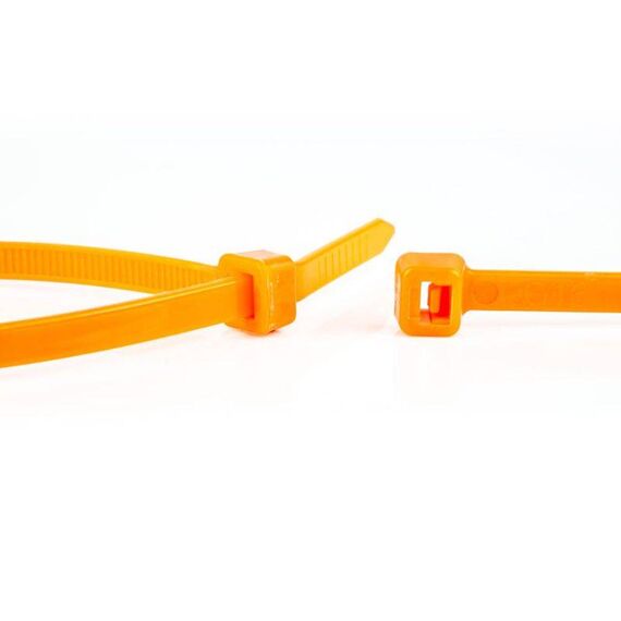 WKK - Plastic cable ties - Orange - 100x2,5mm - 100 pieces