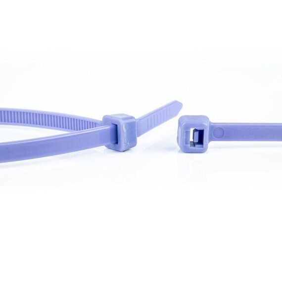 WKK - Plastic cable ties Purple - 100x2,5mm - 100 pieces