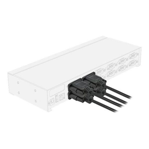 Delock Serial extension cable DB9 (M) to DB9 (F) 3 m 86584