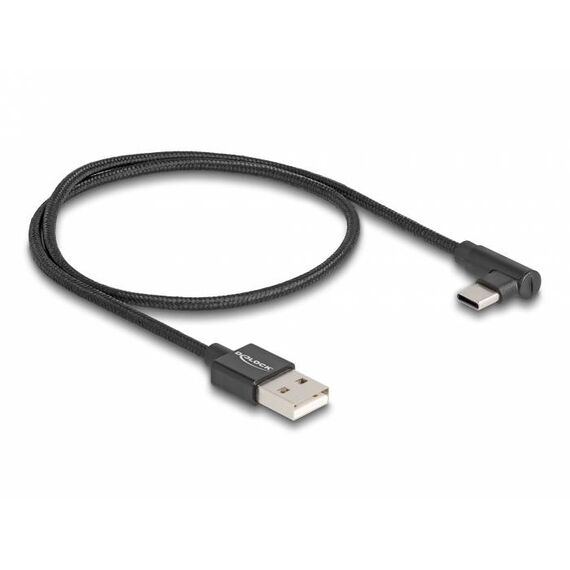 Delock USB cable USB (M) to 24 pin USBC (M) angled USB 80029