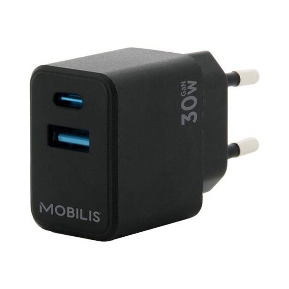 Mobilis Power adapter fast, gan 30 Watt QC, PDPPS 2 001362