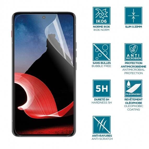 Mobilis Screen Protector AntiShock Motorola Edge 50 036339