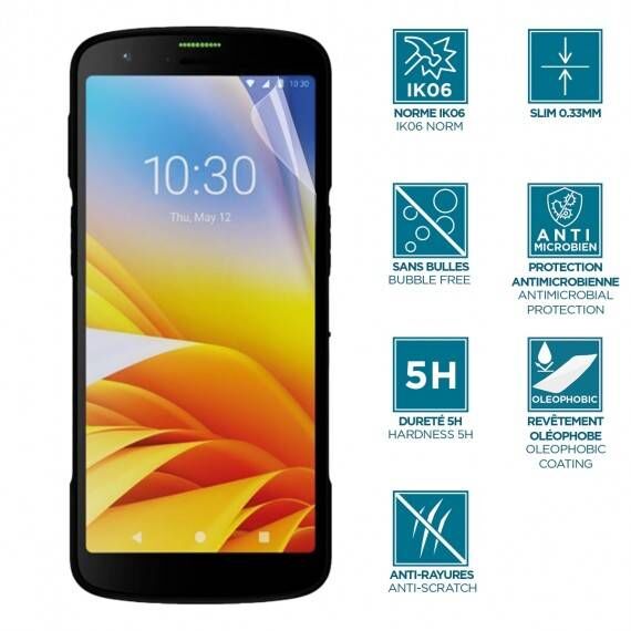 Mobilis Screen protector for handheld unbreakable, 036302