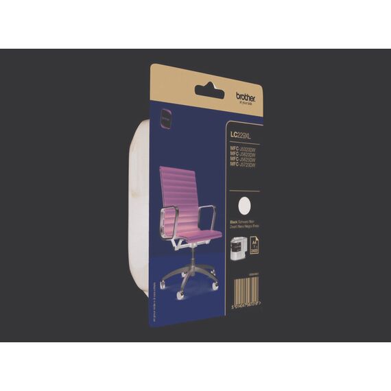 Brother LC229XLBKBP / Black / original / blister / ink cartridge