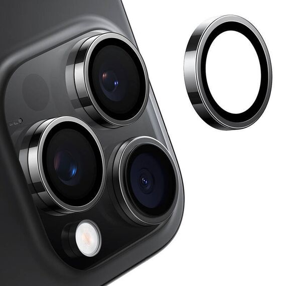 Torras X00FX1568, Lens protector, Black, Tempered glass, Apple, i