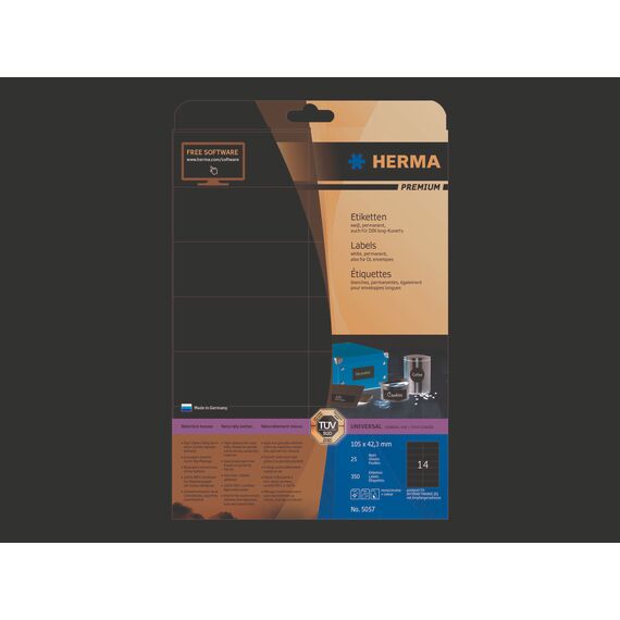 HERMA Premium / Paper / matte / permanent self-adhesive /  | 5057