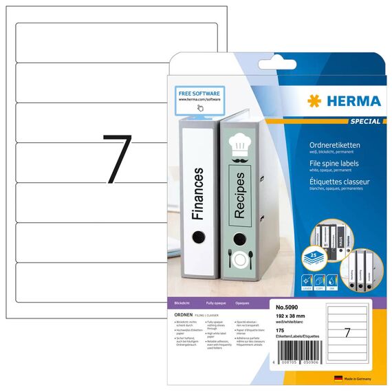 HERMA Special / Paper / matte / permanent self-adhesive /  | 5090