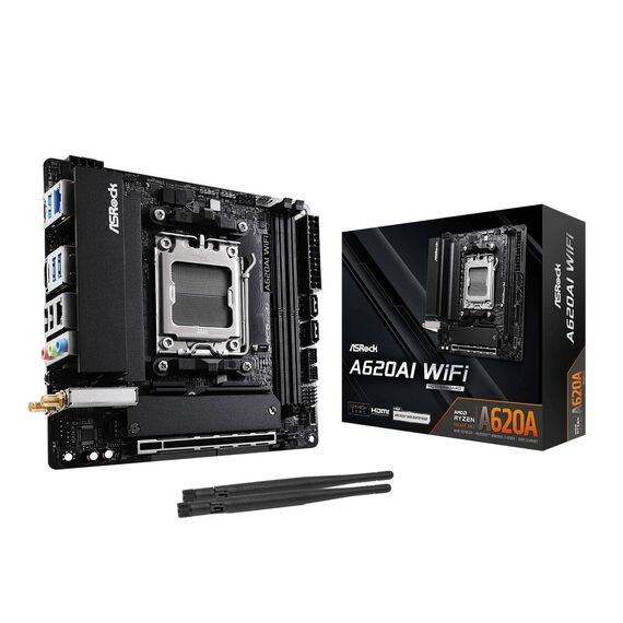Asrock A620AI WiFi, AMD, Socket AM5, AMD Ryzen | 90-MXBT50-A0UAYZ
