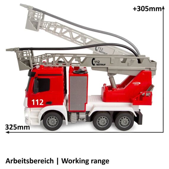 Jamara Mercedes-Benz Antos Firefighter truck 1 26 Electr | 407300