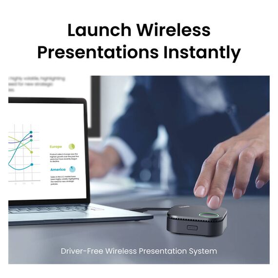 BenQ InstaShow WDC15 4K UHD Wireless Presentation  | 9H.K0EBY.E0E