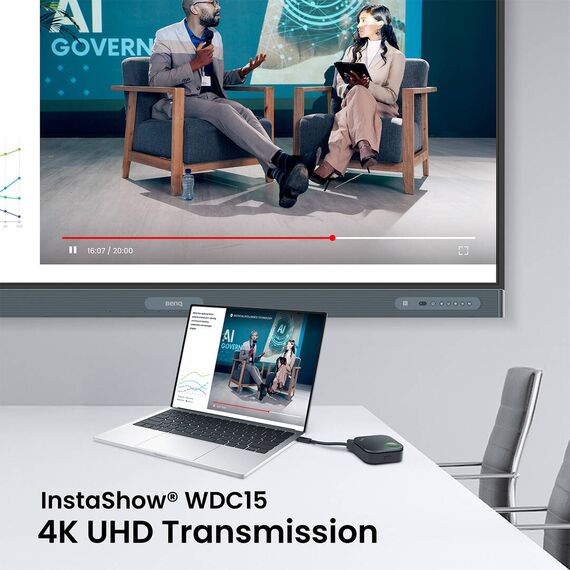 BenQ InstaShow WDC15 4K UHD Wireless Presentation  | 9H.K0EBY.E0E