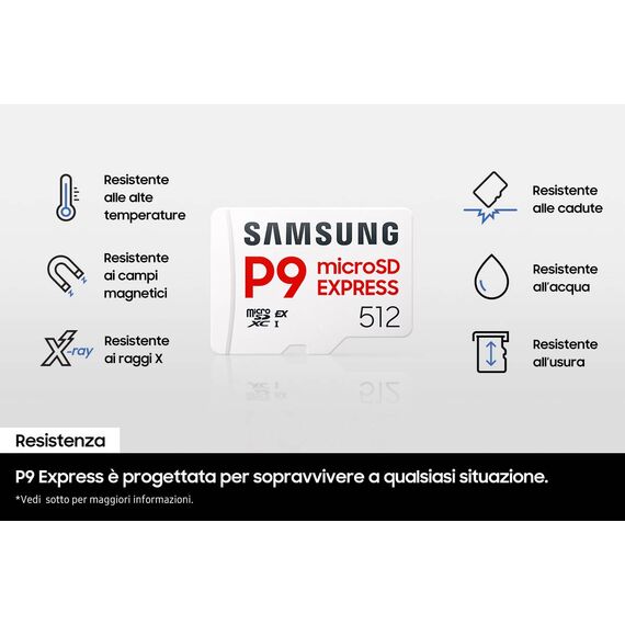 Samsung P9 Express, microSD Express Card, 256 GB,  | MB-MK256T/WW