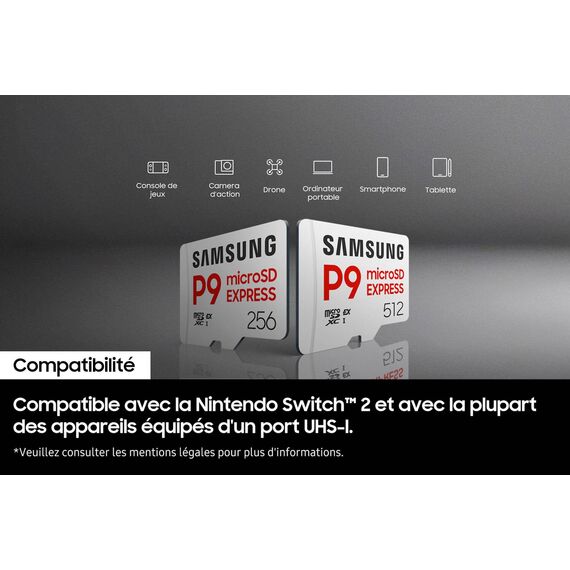 Samsung P9 Express, microSD Express Card, 256 GB,  | MB-MK256T/WW