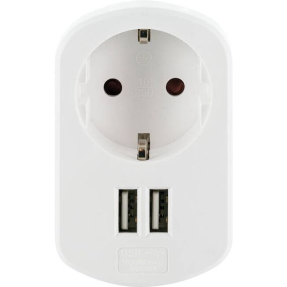 Schwaiger Power adapter 3.4 A / 2 output connectors ( | LAD240532