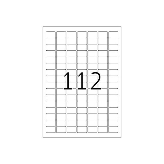 HERMA Removable labels A4, 25,4 x 16,9 mm, white