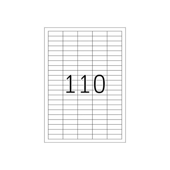 HERMA Removable labels A4, 38,1 x 12,7 mm, white