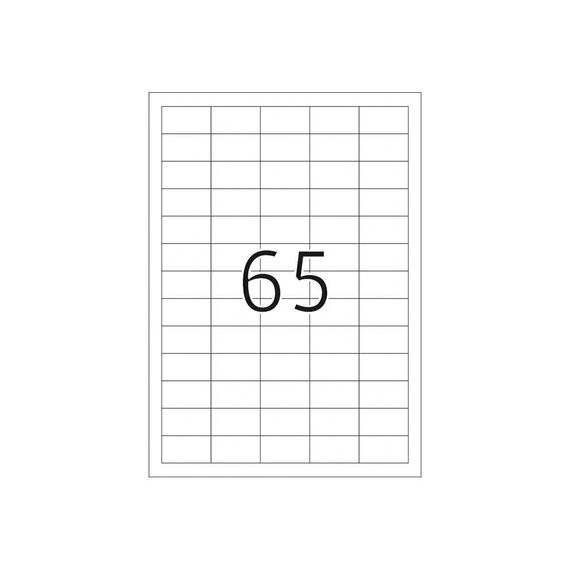 HERMA Removable labels A4, 38,1 x 21,2 mm, white