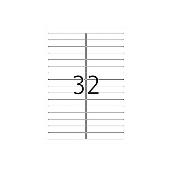HERMA Removable labels A4, 96 x 16,9 mm, white