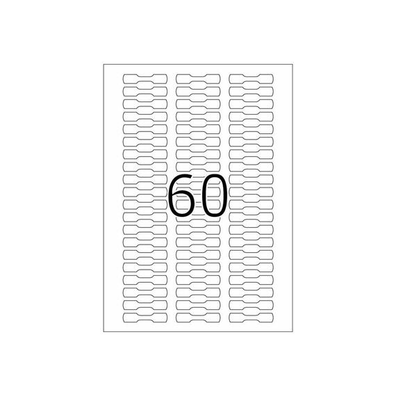 HERMA Special White 49 x 10 mm 1500 label(s) (25 sheet(s) 5116