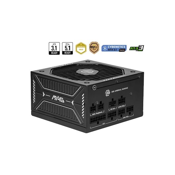 MSI Netzteil MAG A750GLS PCIE5 Power Supply ATX | 306-7ZPHX11-HD8